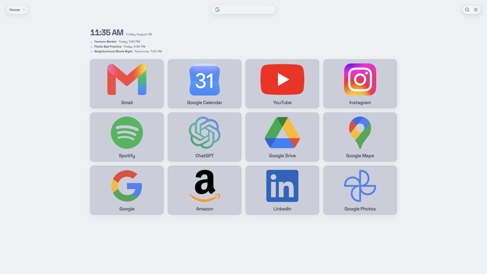 A real twelve-card SpeedGrid workspace using the Catppuccin Latte profile